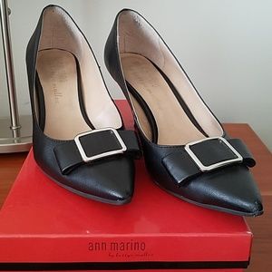 Ann Marino by Bettye Muller Black Kitten Pump